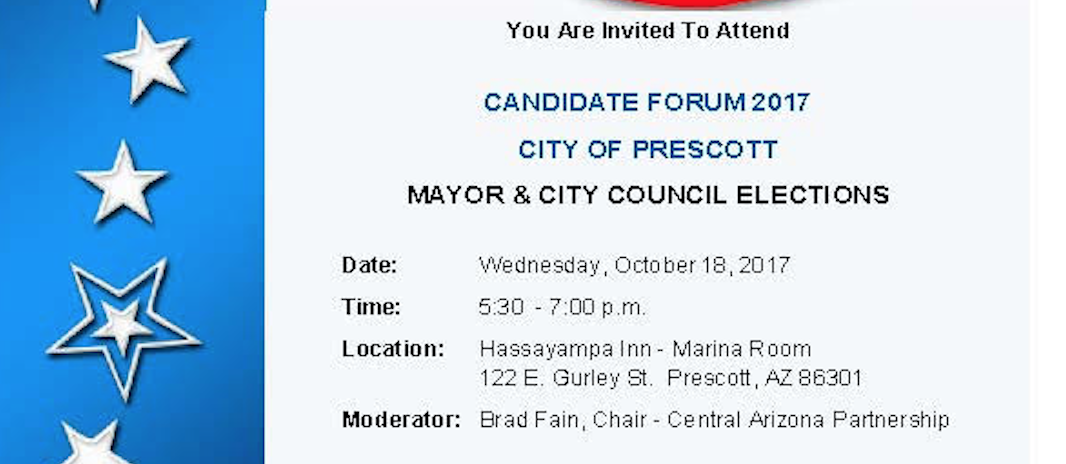 Prescott Candidate Forum October 18, 2017
