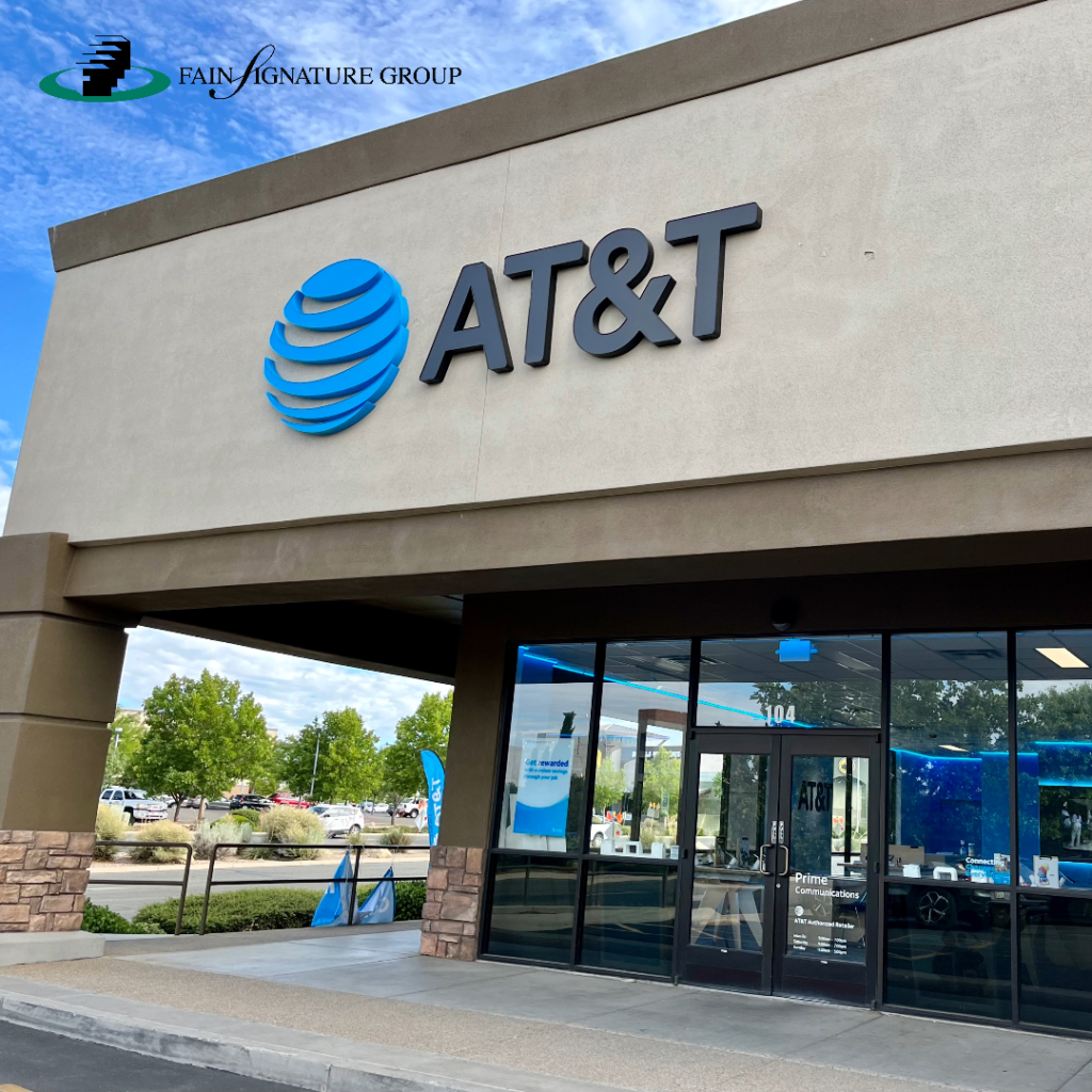 AT&T, business, cell phones, internet, now open, prescott valley, fain signature group, real estate