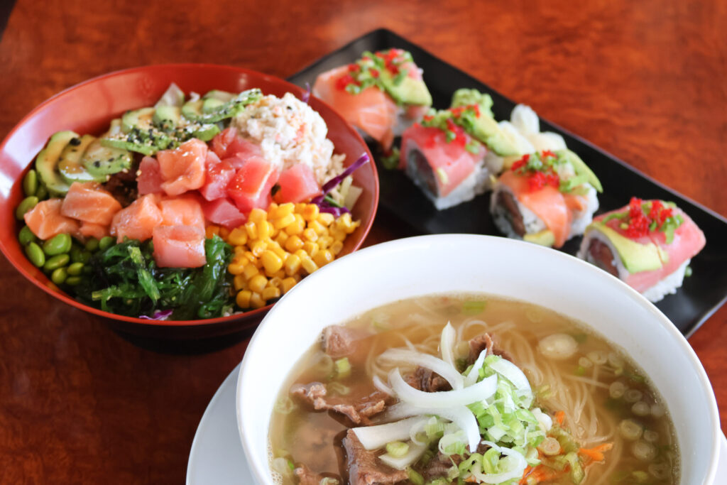 sushi poki, prescott, prescott valley, sushi, healthy, new restaurant, coming soon, food, fain signature group, poke bowl, pho