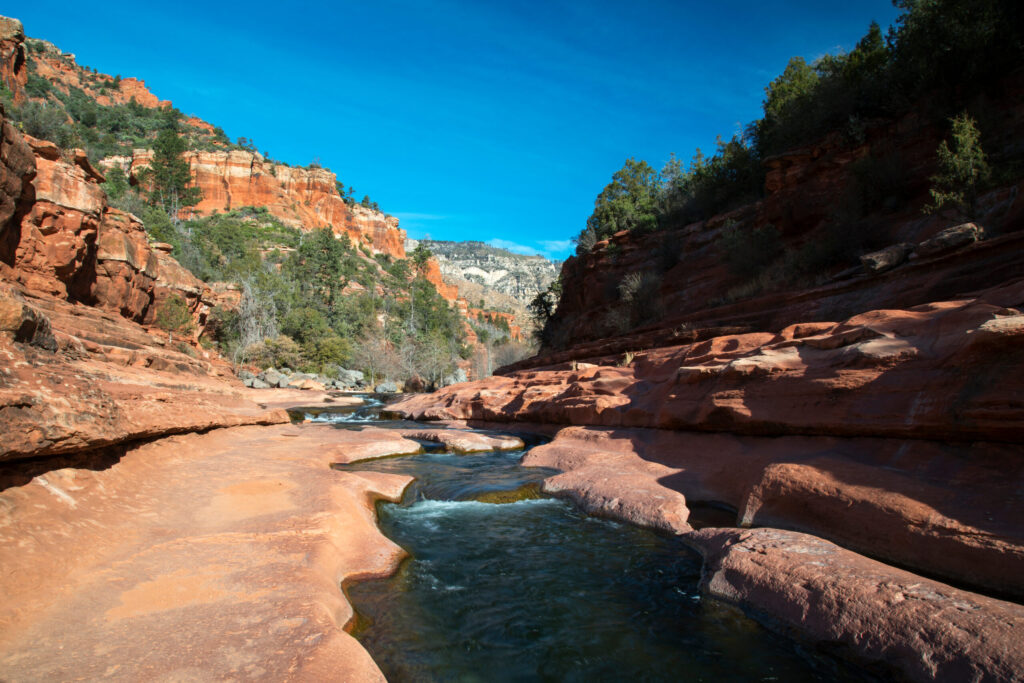 slide rock, arizona state park, hiking, fain signature group, brad fain, podcast, cast 11, living a good life, arizona state park