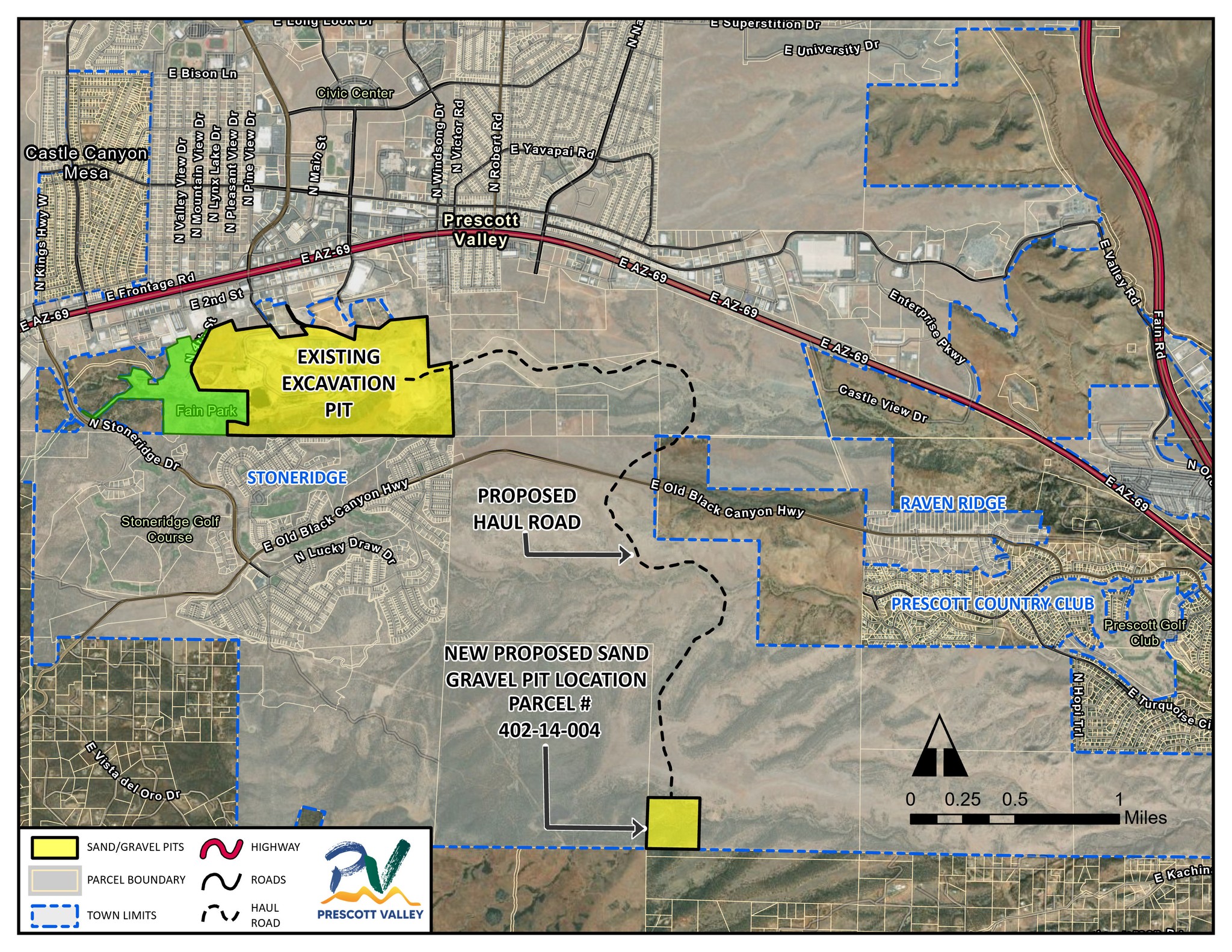 fain signature group, faqs, sand and gravel operation, rezoning, AP&S, town of prescott valley