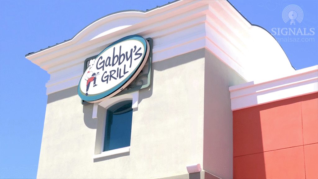 Gabby's Grill exterior.