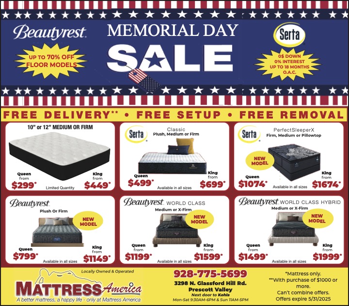 Mattress America Memorial Day sale
