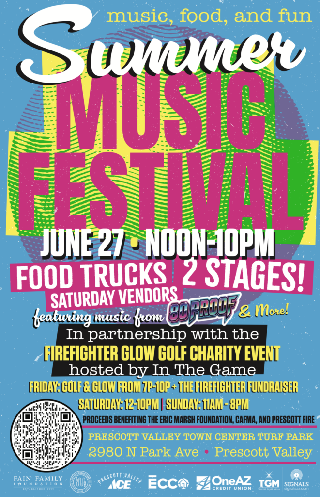 summer music festival flyer