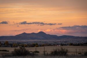 sunset in Prescott Valley