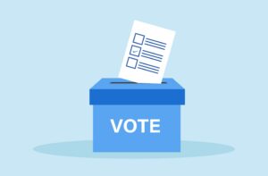 voter box and ballot
