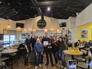 salt & pepper ribbon cutting ceremony